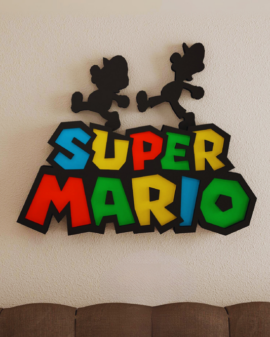 Letrero Super Mario