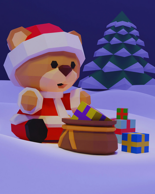 Teddy Santa Claus