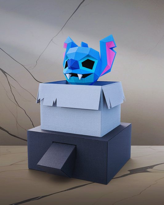 Stitch Caja Saltarina